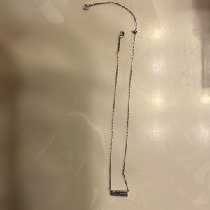 Kendra Scott silver bar necklace